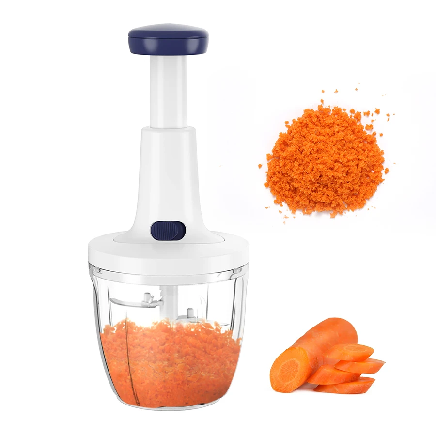 Hot Sellers Veggie Slicer Press type mincer shredder chopper grinder push spinning food meat vegetable garlic