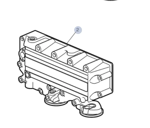  Крышка масляного радиатора L45B L40E EC240B EC290B VOE20797236