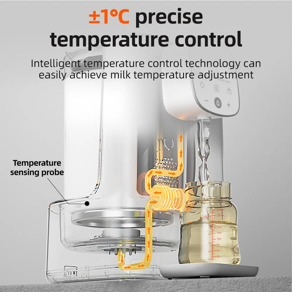 Custom baby formula milk maker Instant Hot Water Dispenser Baby Formula Dispenser with Night Light