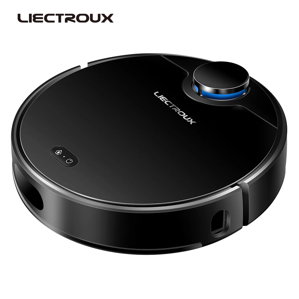 Liectroux ZK901 Lidar Pembersih Vakum Robot Selective Room Clean Breakpoint Resume Cleaning Wet Mop & Disinfect