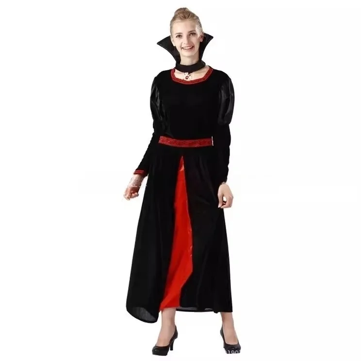 Halloween cosplay adult and female costume cloak cloak vampire dance costume set