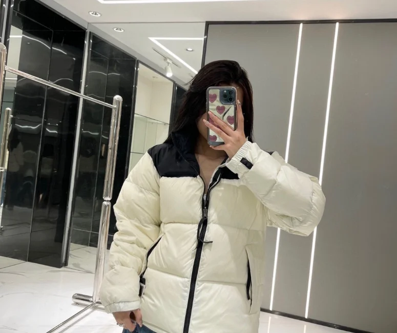 The New Plus Snow mountain north down face jacket for men and women outdoor mountaineering windproof high street Puffer Jacket