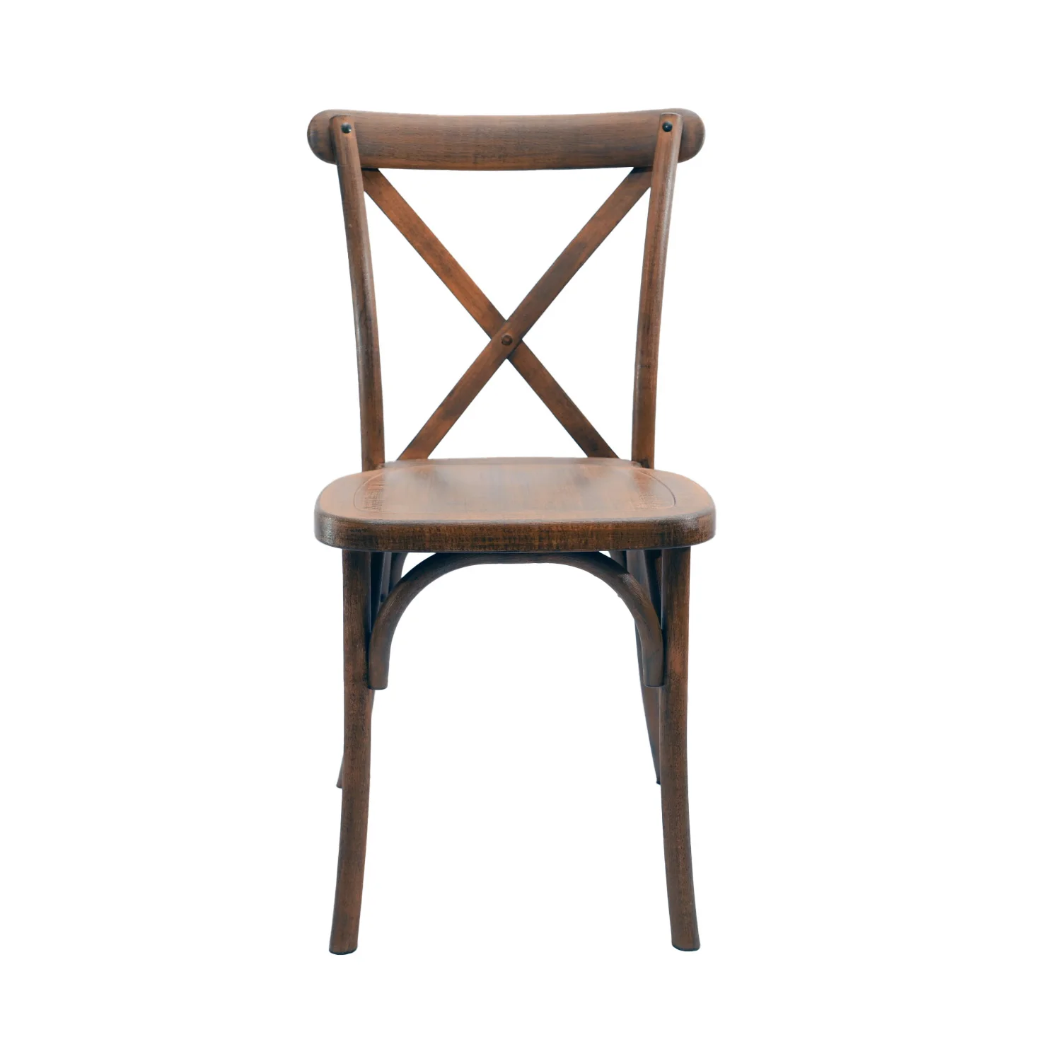 Manufacturer Wholesale Stackable Wood Finish Wedding Dining Plastic Crossback Resin Vintage Cross Back Chair For Events
