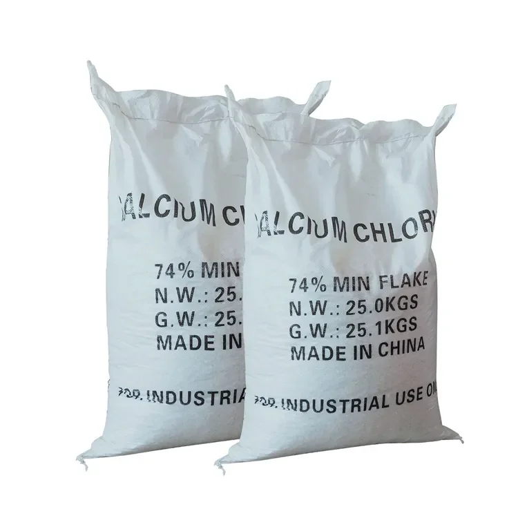 Anhydrous calcium chloride, best price for 25kg bag packaging with pallets