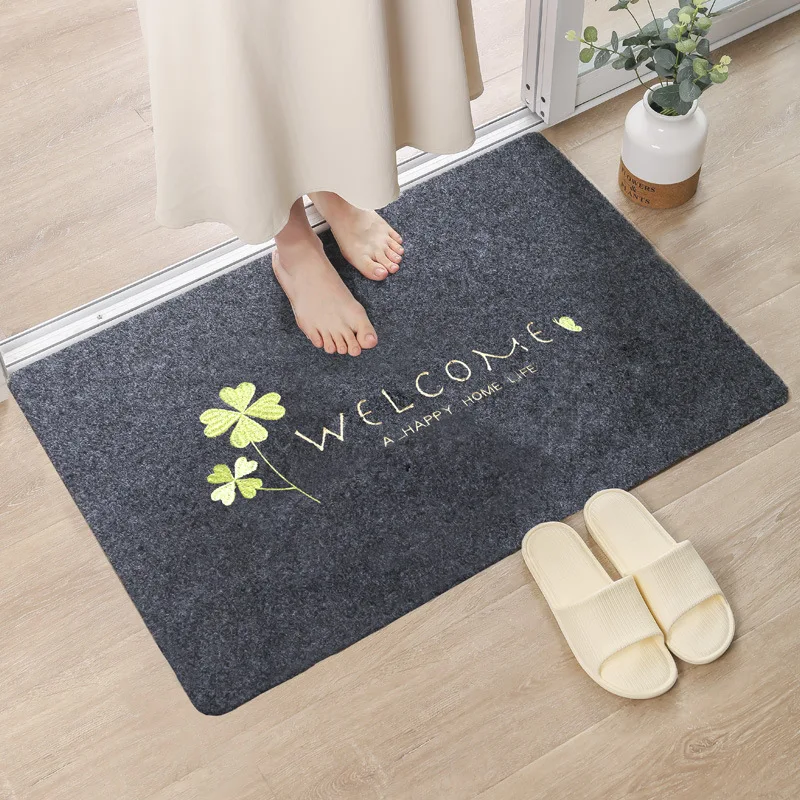 Entrance mat kitchen water-absorbent dirt-resistant non-slip mat bathroom mat can be cut bedroom living room carpet