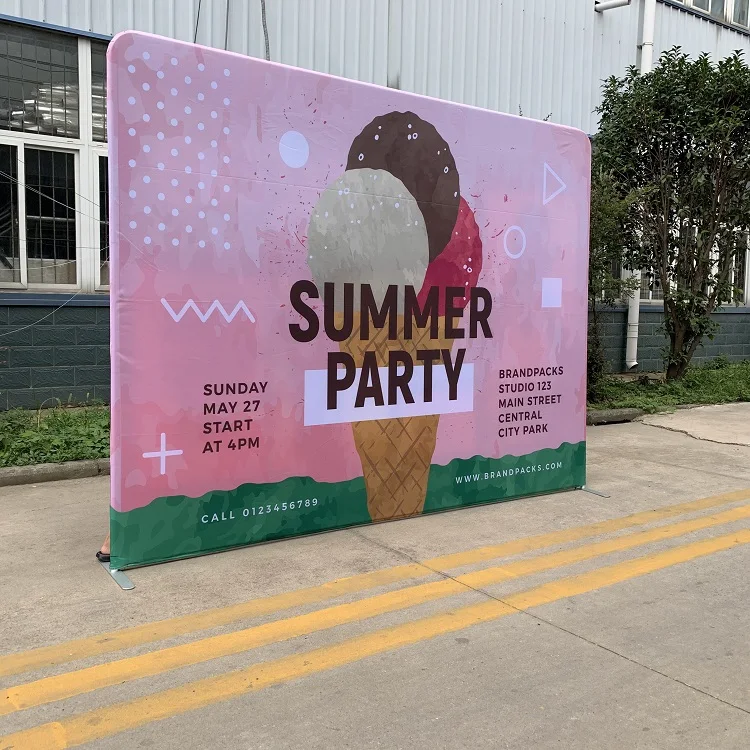 2.3 m height and 2.3 m width Display Stand Exhibition Booth Pop Up Banner