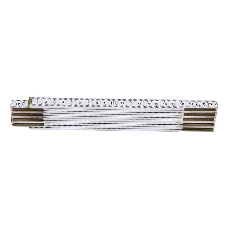 Wholesale Logo Custom Wooden Folding Ruler 2 Meter 10 Folds For Carpenter