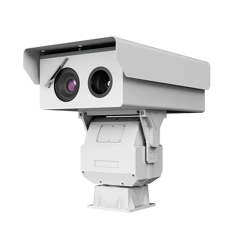 640*480 with 25-100mm 4x lens long range  bi-spectrum thermal & optical detection 2km PTZ camera