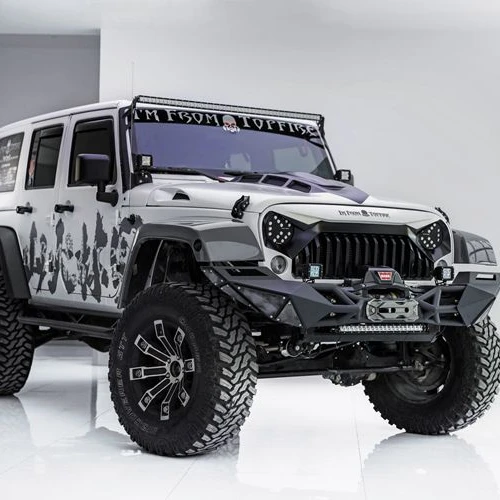 
 Лидер продаж, передний бампер для внедорожника Topfire 4X4 для Jeep Wrangler JK  