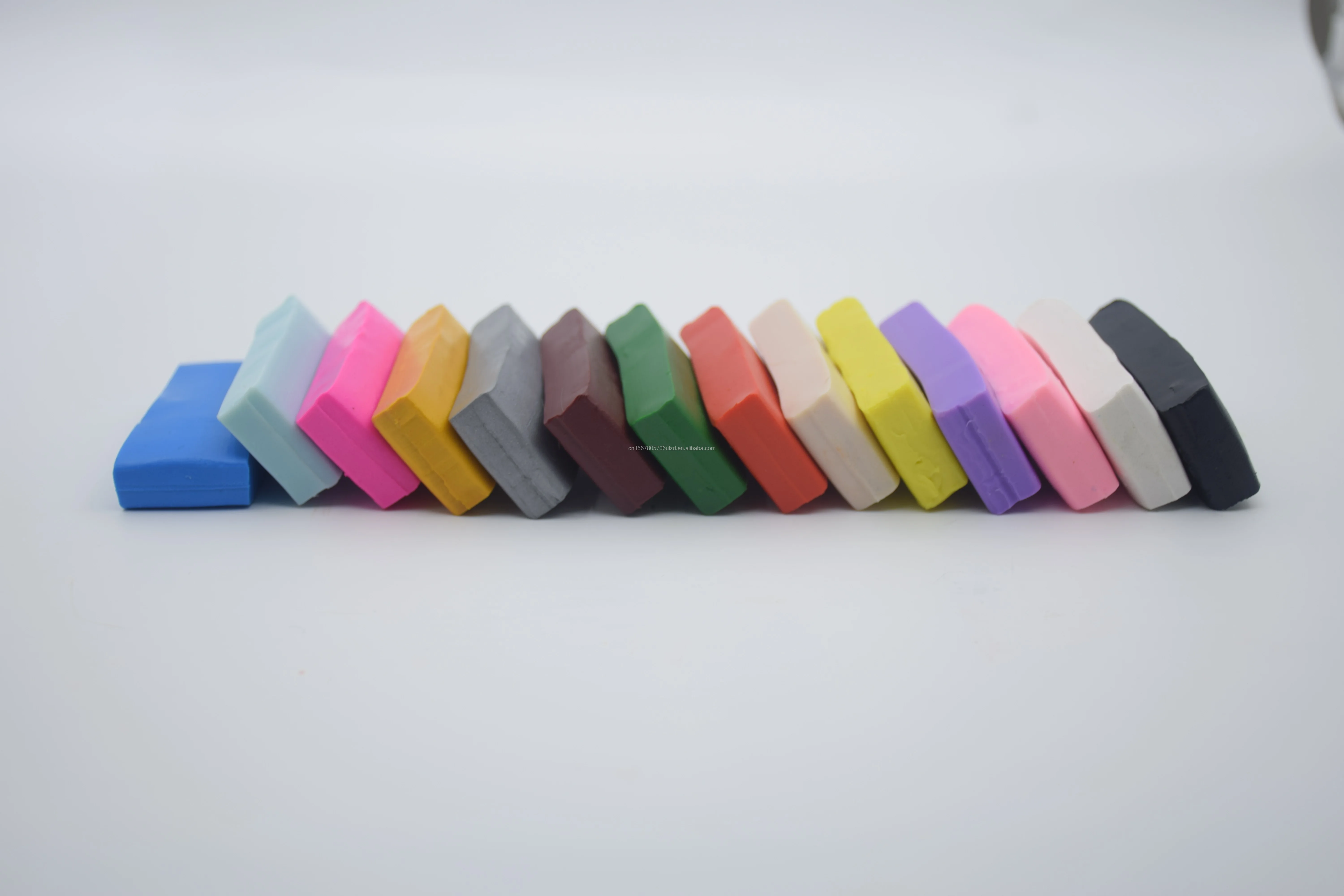 24 Colors Small Block Polymer Clay Starter kit for Kids and Beginners