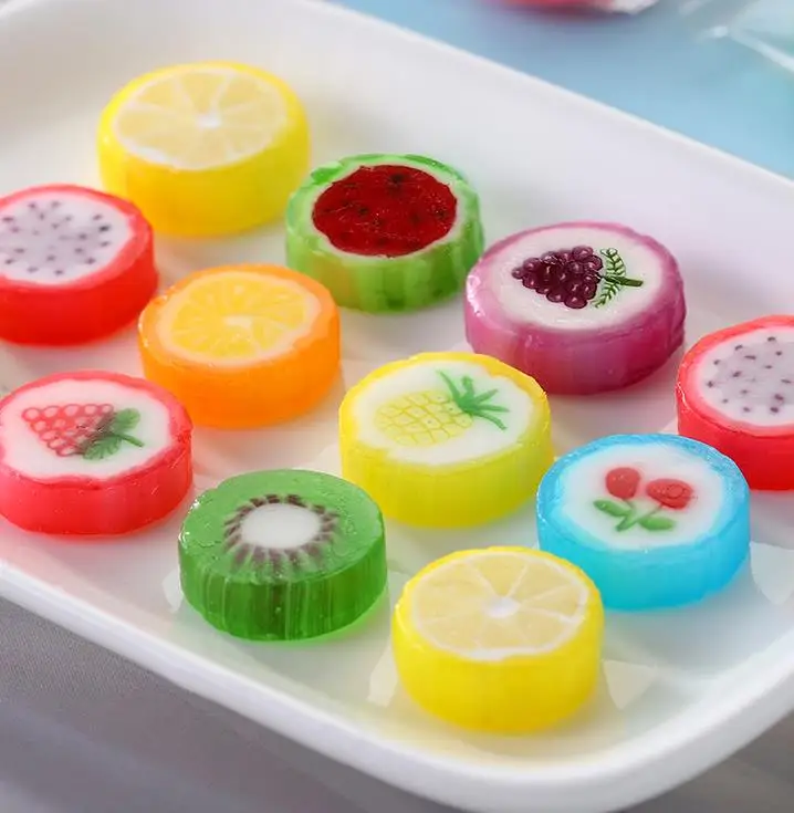 Фруктовый ломтик конфеты смесь фруктовый вкус счастливые конфеты оптом новогодние товары конфеты креативные закуски леденец