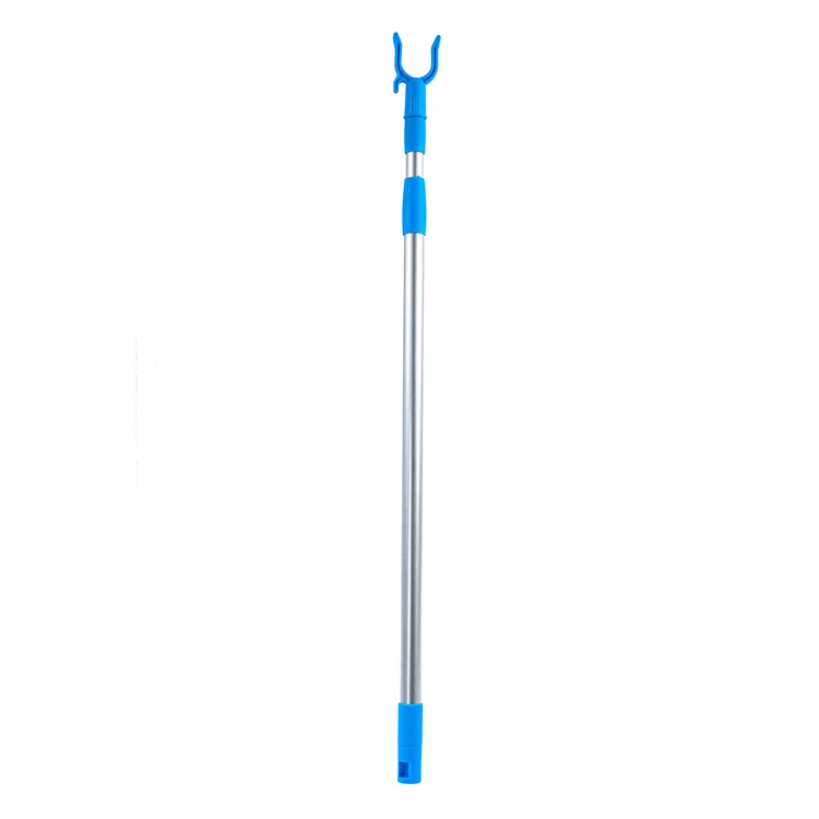 Household Durable Adjustable Telescopic Clothes Fork Plastic Laundry Using Clothes Hanging Pole