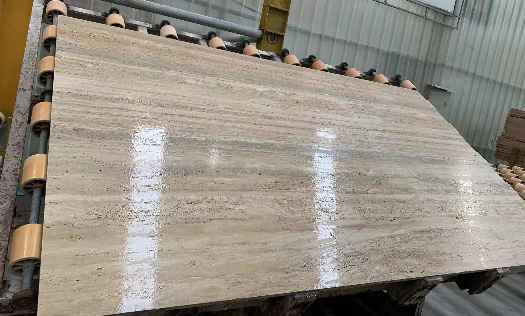 Italy Silver Travertine Marble Travertino Romano Ocean Silver Grey Travertine Honed Polished Filled Unfilled Big Slabs