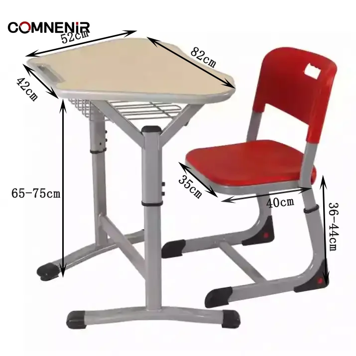 Folding Training Table for School Students Mobile Classroom Furniture for Primary Middle University Level Universally Useful