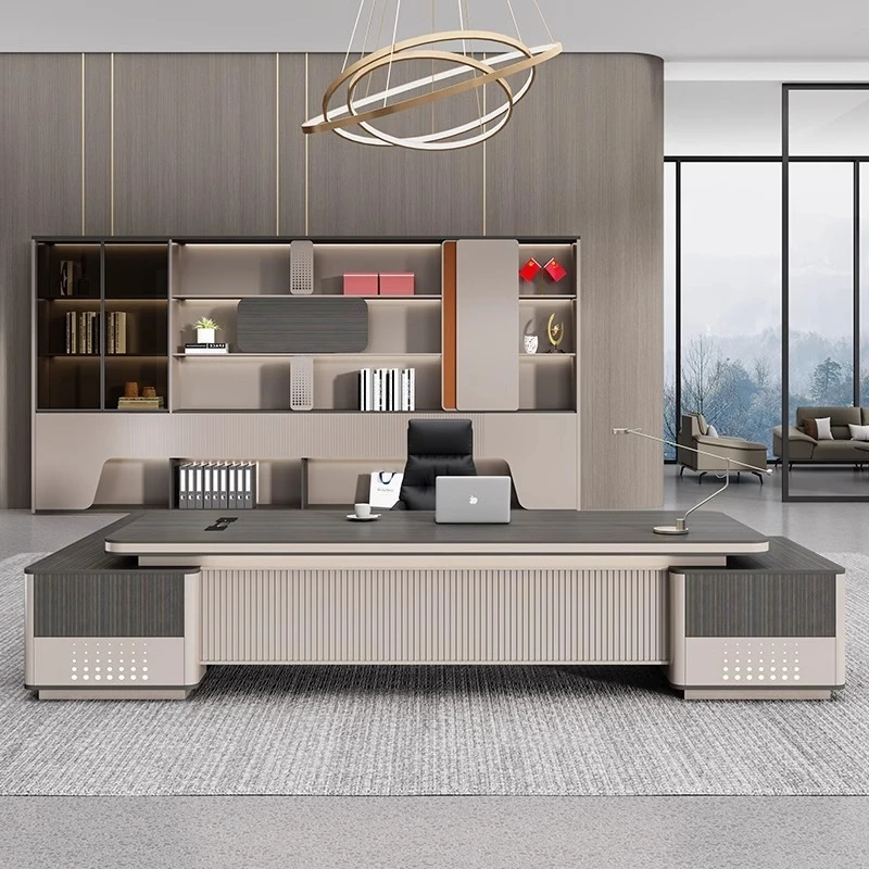 Youtai Factory Direct Modern Luxury Multifunction Executive Office Desk Ceo Boss Office Furniture