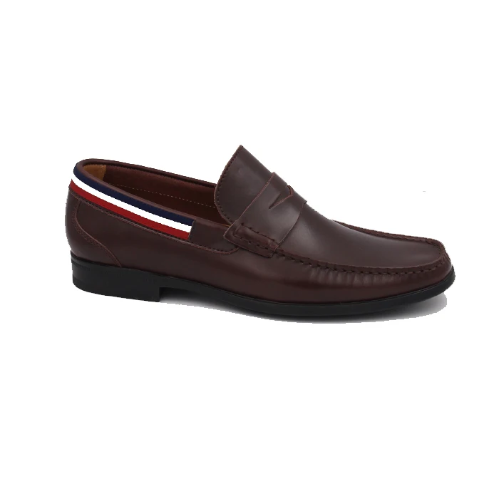Fashion indonesia  top quality genuine cow leather dress loafers causal men shoes loafers shoes for men