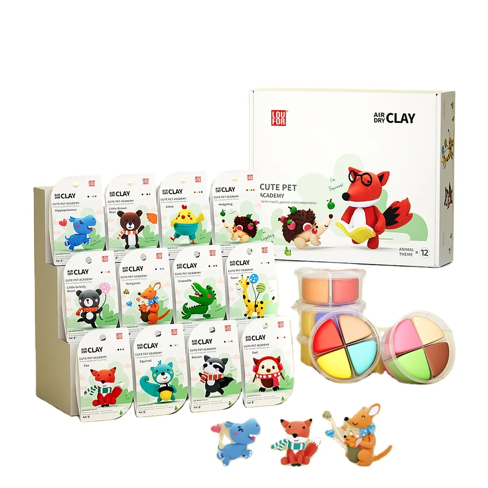 2024 New Hot Selling Slime Toy Set Soft Color soft clay Kids Cotton Mud Foam Cotton Clay Fluffy Slime super light clay