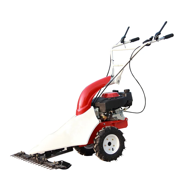 Hot Sale 170cc 4 Stroke Walk Behind Mini Gasoline Sickle Bar Mower Scythe Mowers for Sale