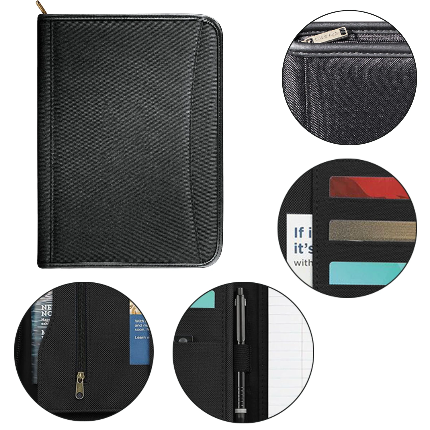 Portfolio Organizer, Waterproof Fabric, Multifunctional Organizer, Travel Portfolio Organizer A4 Document Binder