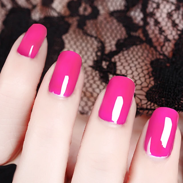 Glitter Red Gel Polish Nail Art Varnishes Gel Lacquer Coat Design UV Gel Varnish Soak Off LED Nails Manicure