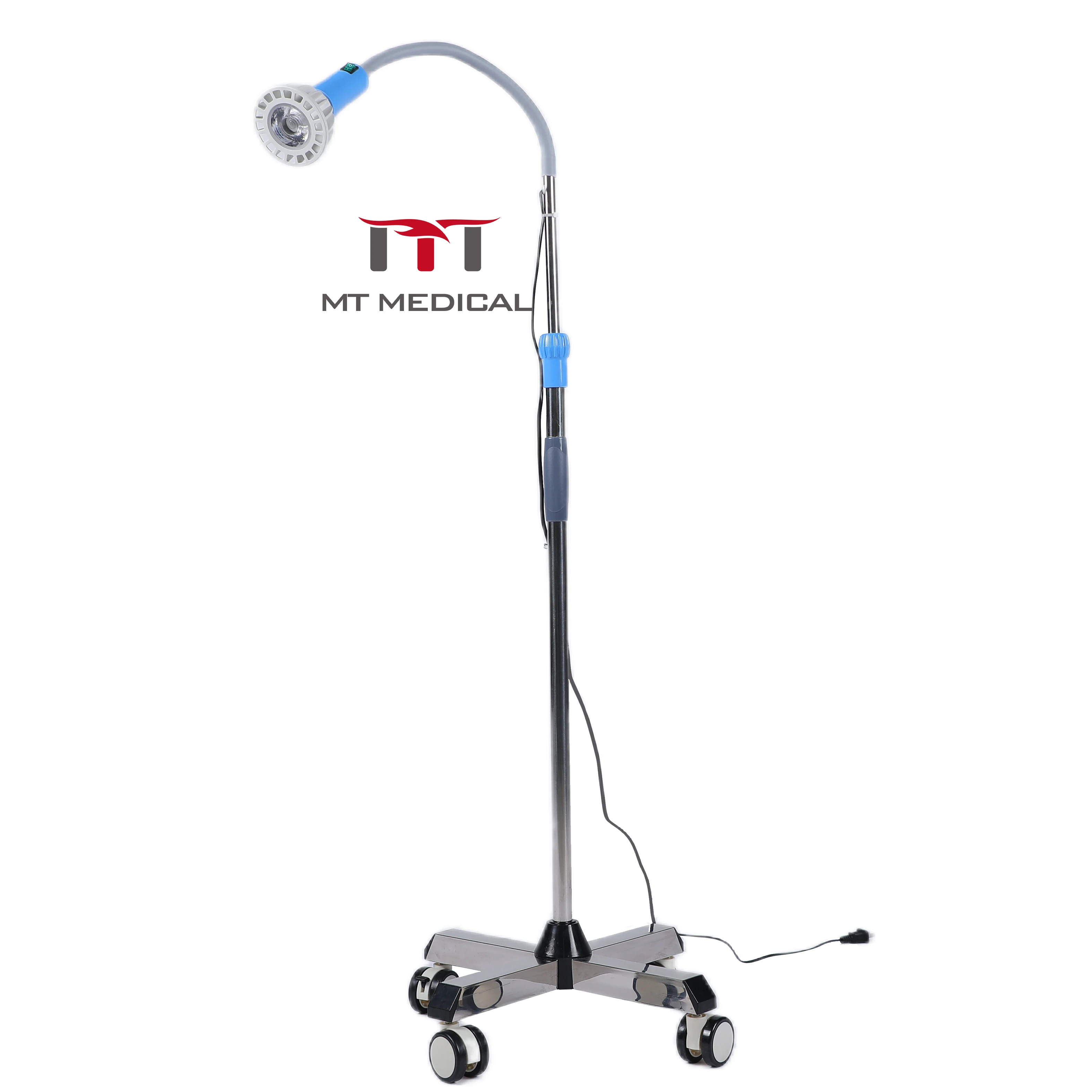 HOCHEY MEDICAL Mobile LED Dental Surgery Operation Light Hospital Exam Rooms Minor Examination Lamp with Foot Switch
