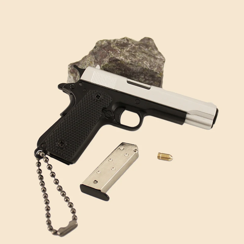 1:3 Toy Gun Full Metal Miniature Colt 1911 Pistol Model Military Safety Adult Toys