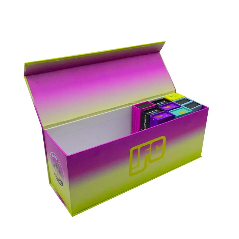 Retail Paper Table Top Counter Small Corrugated Carton Packaging Boxes Pre Roll Store Custom Cardboard Pre Roll Display Box