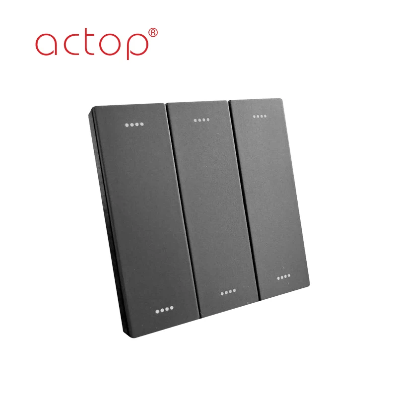  ACTOP 2019 новый тренд Wi-Fi переключатель Zigbee для умного дома Двухкнопочный умный ZigBee с дистанционным