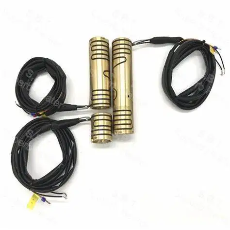 220V 380V Spring brass nozzle hot hot runner nozzle coil heater with thermocouple