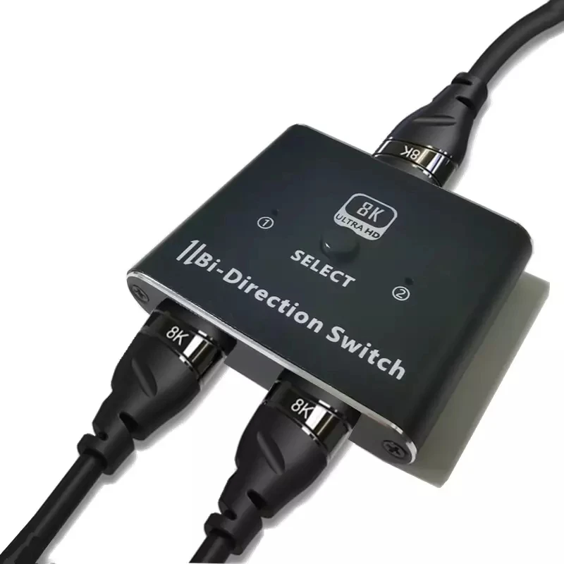 OZ8AB 8K Bi-direction HDMI Switch 2 port Two-way Transmission 2x1 HDMI2.1 Switcher Splitter 2 in 1 Out