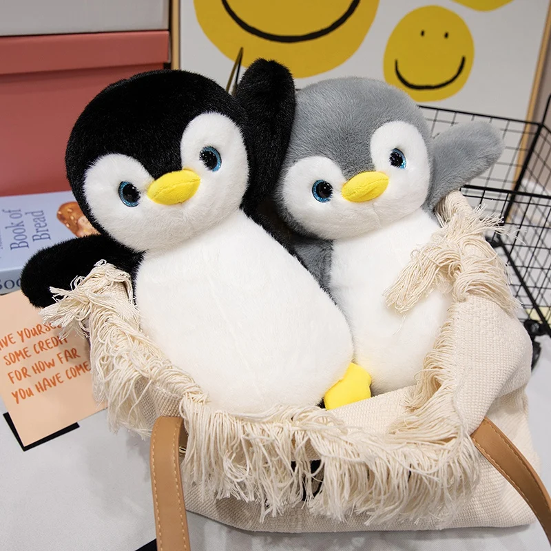 Wholesale Custom Luminous Penguin Plush Animal Toy Soft Cotton Fabric with LED Lights Cute Style for Kids PP Filling