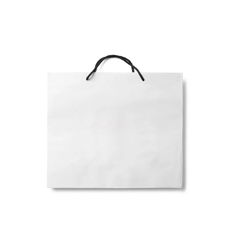 Luxury Reusable Merchandise Large Shopping Bag Kraft Paper For Clothes