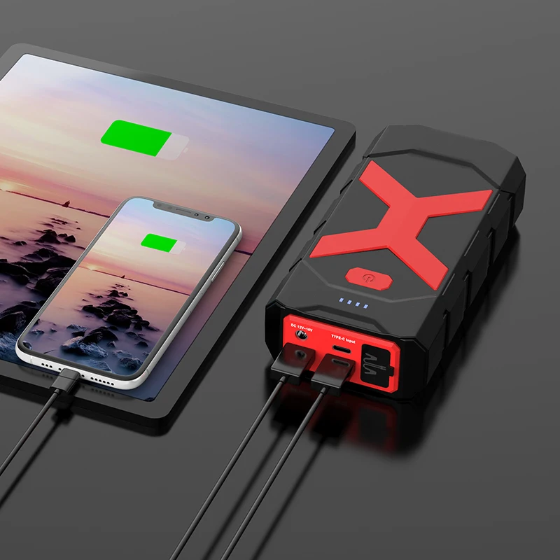 Wholesale Emergency Battery Jump Start 12V Car Jumper Starter Battery Power Bank Car Jump for Backup Use