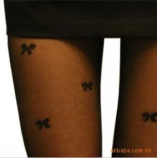 Hot selling new sexy fashion girls silk stocking flower patterns  nylon pantyhose women for stockings