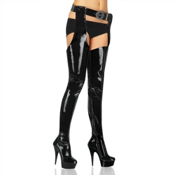 15 cm high with knees and the waist boots nightclub dance fashion models show sexy jumpsuits boots shoes