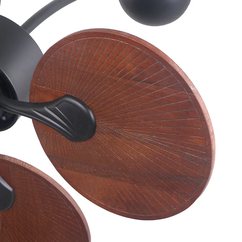 YOUKAIN New Design energy saving small ceiling fan wood wall mounted fan remote control ceiling fan