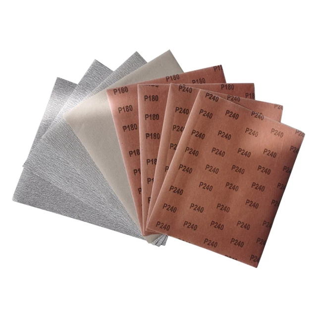 Dry Sandpaper 60 to 1000 Grit Assortment 9 x 11 Inch  for Automotive Sanding, Wood Furniture Finishing Abrasive Paper