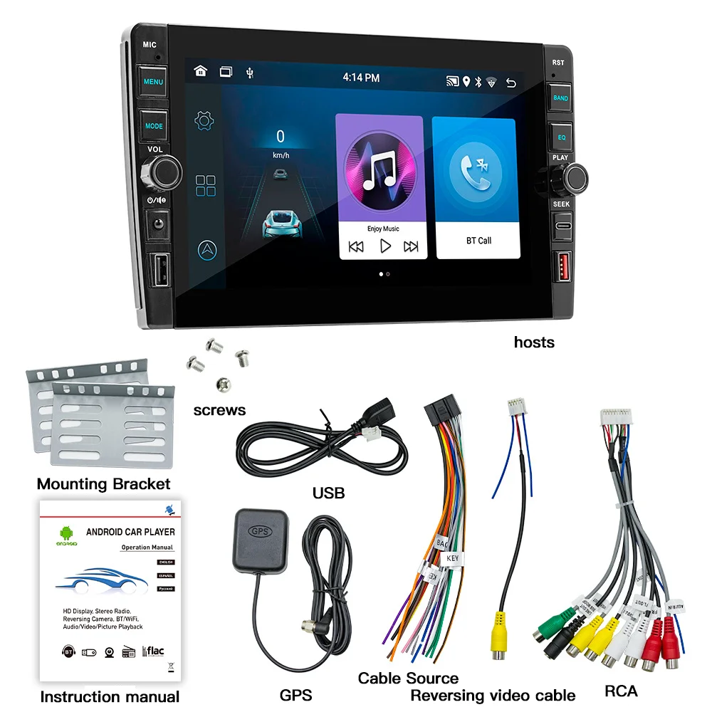 Автомагнитола 8/9 дюймов Android 12