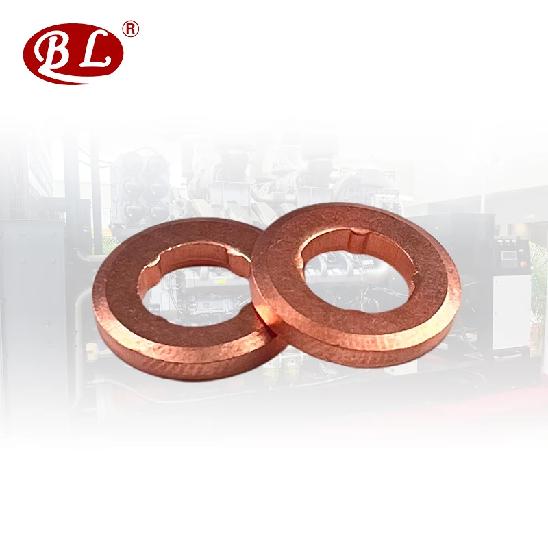 New Genuine Bosh Fuel Injector Copper Gasket For AUDI BENTLEY PORSCHE VW 07-20 F00VP01009