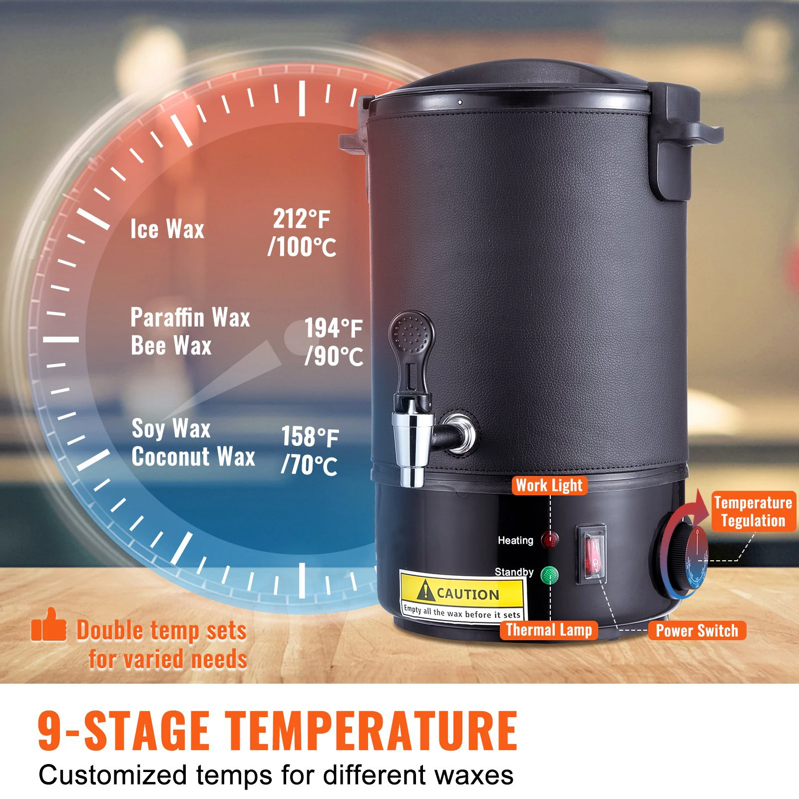 Factory Wholesale 6l Christmas Melter Wax Make Candles Set  Home Electric Fireplace Wax Melter Candle Making Kit For Business