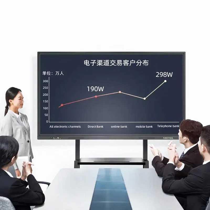 55 65 75 86 Inch Touch All In One Pc Electronic Digital Smart Board Interactive Whiteboard