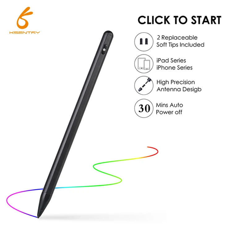 High Sensitivity No Delay Active Stylus Pen with Magnetic