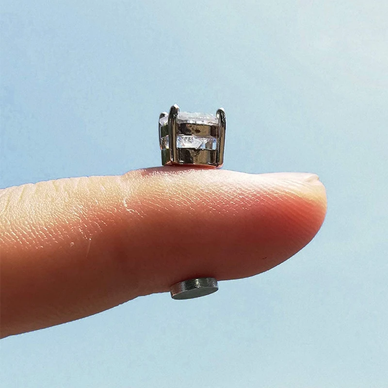 1Pairs Stainless Steel Stud Earrings for Men Women Unisex Round Magnetic Magnet Earrings Without Piercing Fashion Jewelry Gift