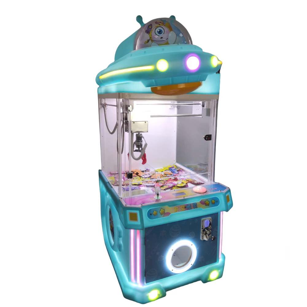 Small  Candy Claw Crane Vending Game Machine Kids Toy Mini  Claw Machine For Sale