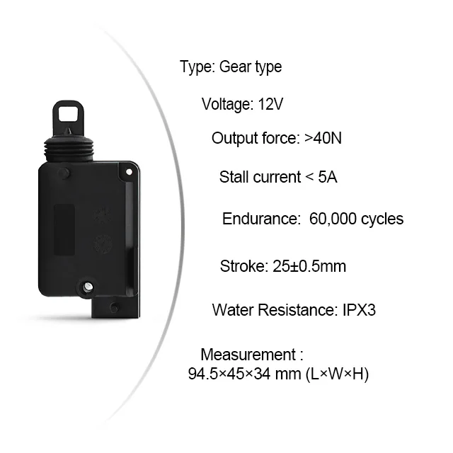 Promata High quality actuator linear 12v 24v electric OA2001high speed linear actuator for RENAULT/GM