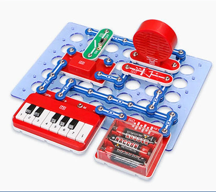 Обучающие игрушки, электронный набор для научных экспериментов, электронные схемы, электронное пианино