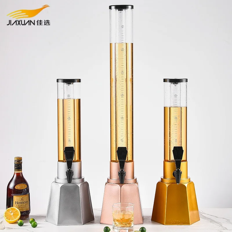 Wholesale Party Diamond Base New Style Beer Draft Dispensers Popular Tower 3 Liter Drink Dispenser