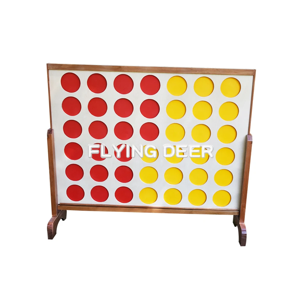 Outdoor garden lawn yard game connect 4 wooden giant connect four
