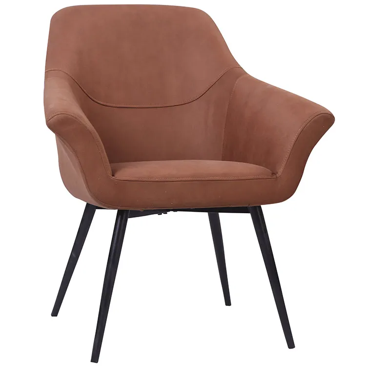 Free Sample Modern Solid Iron Indoor Foshan Luxury Minimalist Net Red Lounge Frag Accent Kendal Dining Chair With Back Round Tie