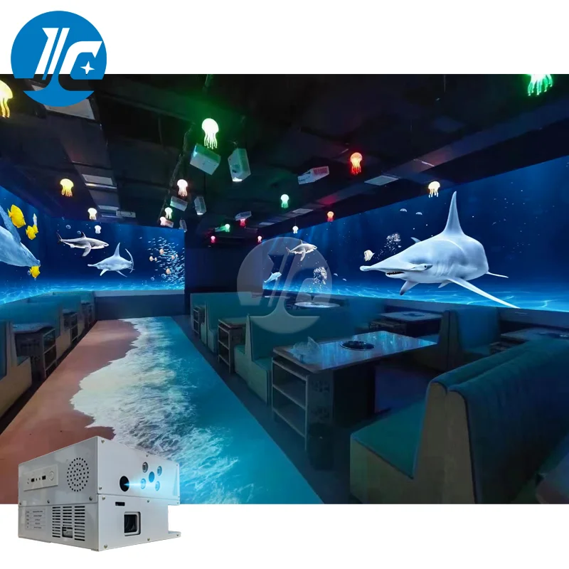 3D Interactive Touch Projector Game Screen Immersive Interactive Wall Projection